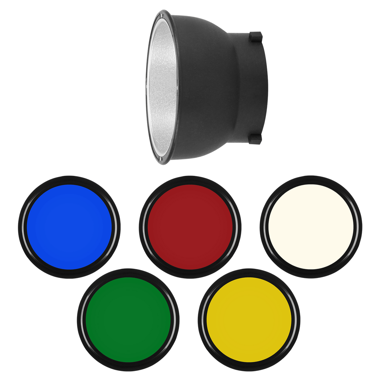 Reflektor 45° mit Farbfolien – Rollei