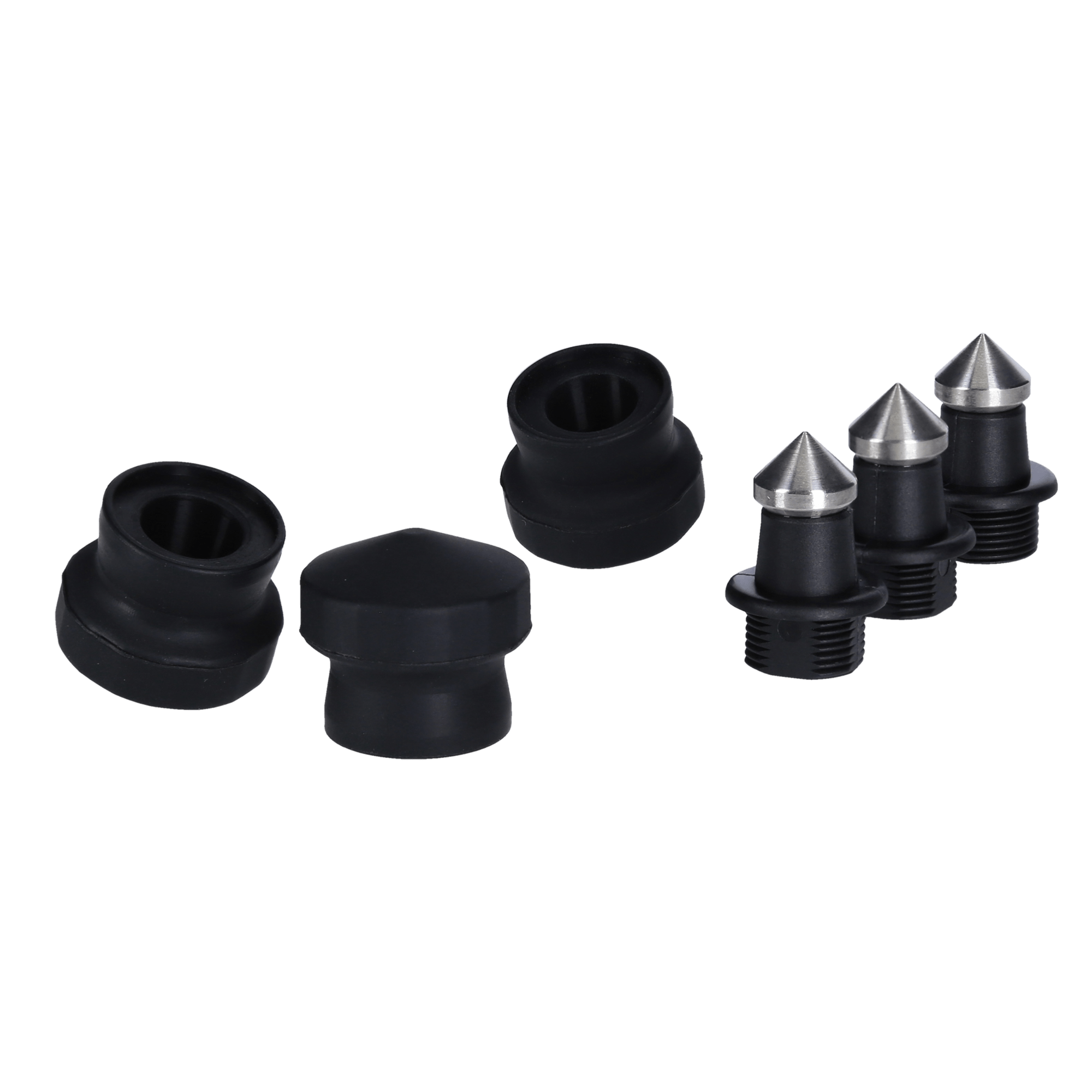 22763 3er Set Gummifüße mit Spikes für das C5i Carbon von Rollei