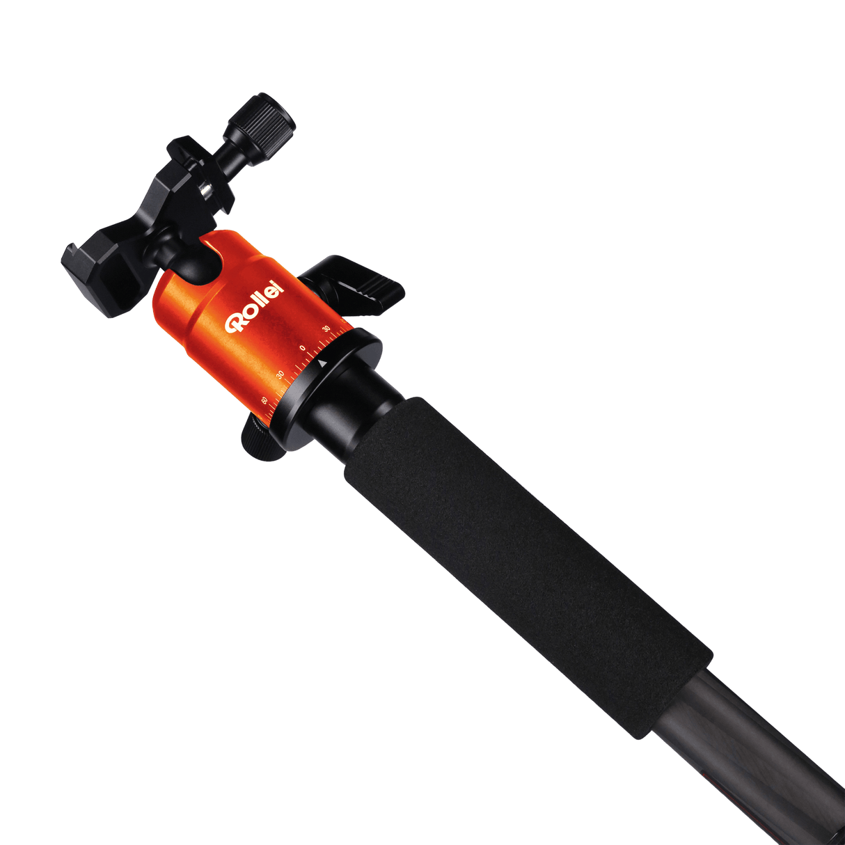 Rollei Stative B-Ware: Compact Traveler No. 1 - Carbon Stativ - Orange