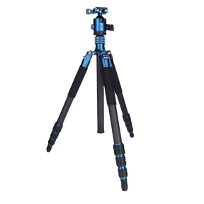 Rollei Stative Lion Rock Traveler L Blue Edition - Carbon Stativ